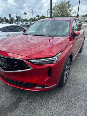 Performance Red Pearl 2023 Acura MDX Technology