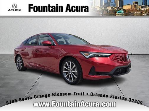 Red 2026 Acura Integra Base