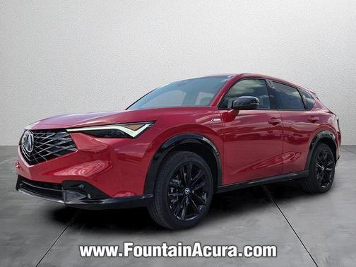 Milano Red 2026 Acura ADX A-Spec Advance