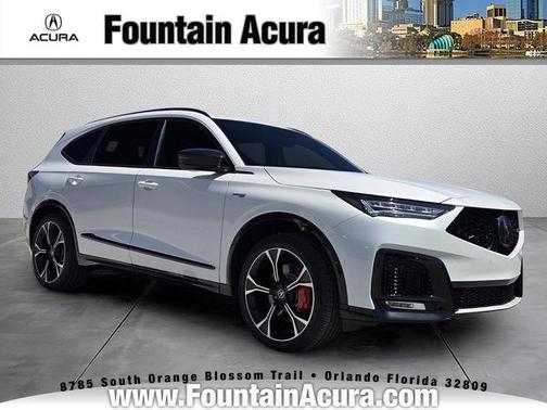 Platinum White Pearl 2026 Acura MDX Type S w/Advance Package