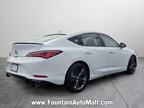 Platinum White Pearl 2025 Acura Integra A-Spec Technology