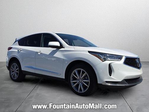Platinum White Pearl 2024 Acura RDX Technology Package