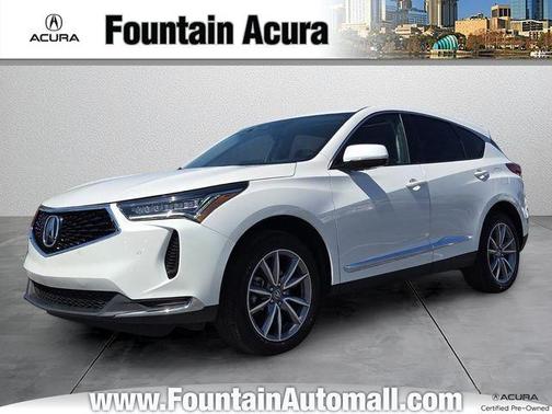 Platinum White Pearl 2024 Acura RDX Technology Package