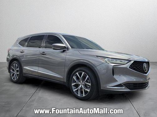 Liquid Carbon Metallic 2023 Acura MDX Technology