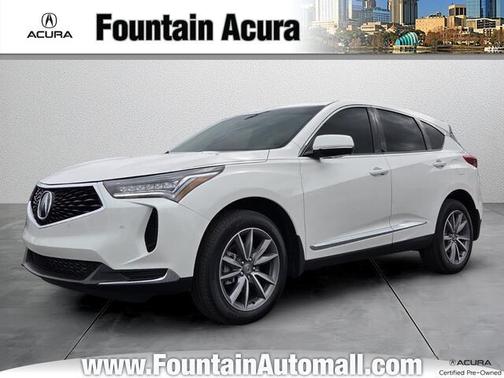 Platinum White Pearl 2024 Acura RDX Technology Package