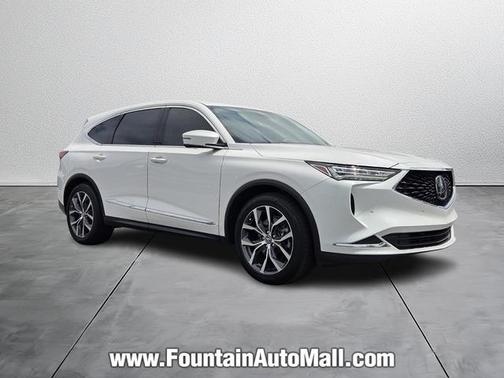 Platinum White Pearl 2024 Acura MDX Technology
