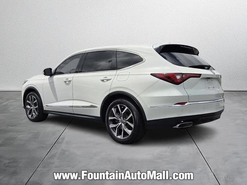 Platinum White Pearl 2024 Acura MDX Technology