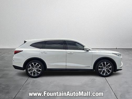 Platinum White Pearl 2024 Acura MDX Technology