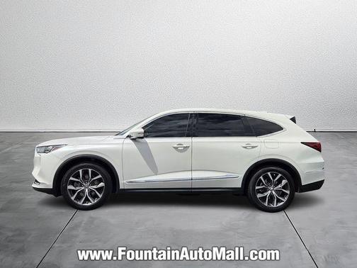 Platinum White Pearl 2024 Acura MDX Technology