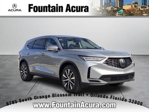 Solar Silver Metallic 2026 Acura MDX Technology Package