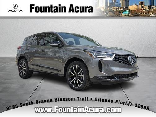 Liquid Carbon Metallic 2026 Acura RDX A-Spec Advance Package