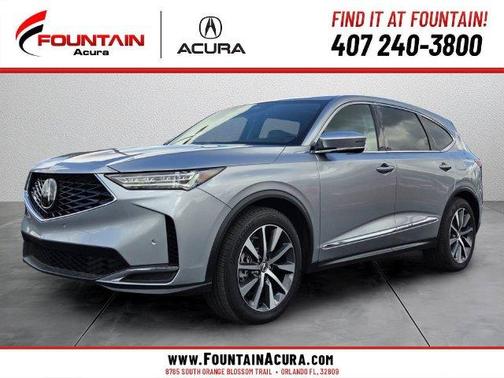 Solar Silver Metallic 2026 Acura MDX Technology Package
