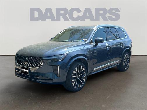 Denim Blue Metallic 2026 Volvo XC90 Plug-In Hybrid Ultra, T8 AWD, Electric/Gasoline, Bright, 7 Seats