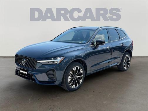 Denim Blue Metallic 2026 Volvo XC60 Plug-In Hybrid Ultra, T8 AWD Electric/Gasoline, Dark