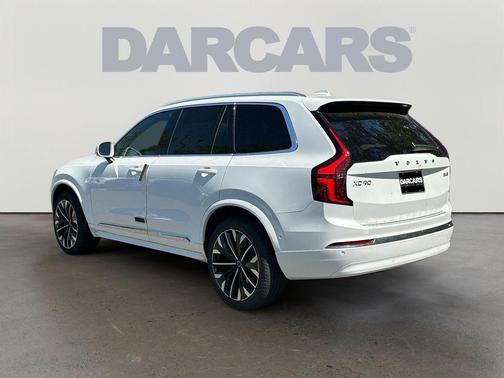 Crystal White Pearl 2026 Volvo XC90 Plus, B6 AWD Gas (mild hybrid), Gasoline, Bright, 7 Seats