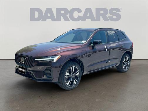 Mulberry Metallic 2026 Volvo XC60 Plug-In Hybrid Plus, T8 AWD Electric/Gasoline, Dark