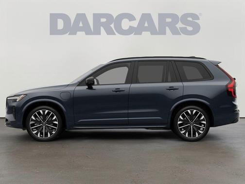 Denim Blue Metallic 2026 Volvo XC90 Plug-In Hybrid Ultra Dark Theme, T8 AWD, Electric/Gasoline, 7 Seats