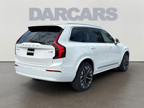 Crystal White Pearl 2026 Volvo XC90 Ultra, B6 AWD Gas (mild hybrid), Gasoline, Bright, 7 Seats