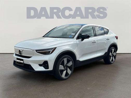 Crystal White Metallic 2023 Volvo C40 Recharge Pure Electric Twin Ultimate
