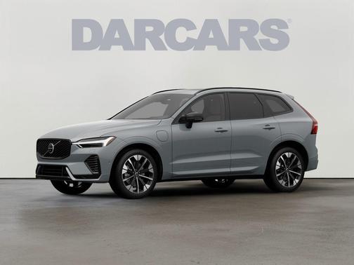 Vapour Grey Metallic 2026 Volvo XC60 Plug-In Hybrid Plus, T8 AWD Electric/Gasoline, Dark