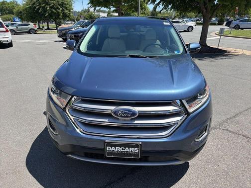 Blue Metallic 2018 Ford Edge Titanium