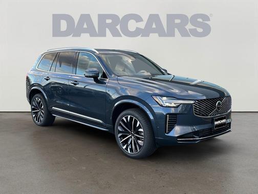 Denim Blue Metallic 2026 Volvo XC90 Plug-In Hybrid Ultra, T8 AWD, Electric/Gasoline, Bright, 7 Seats