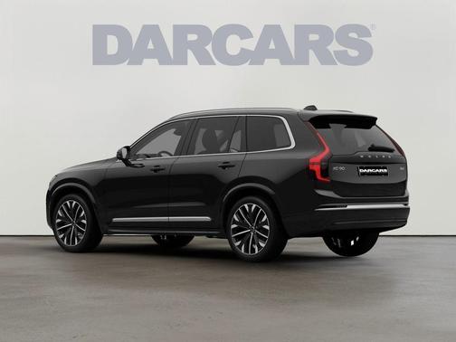 Onyx Black Metallic 2026 Volvo XC90 Plus, B6 AWD Gas (mild hybrid), Gasoline, Bright, 7 Seats