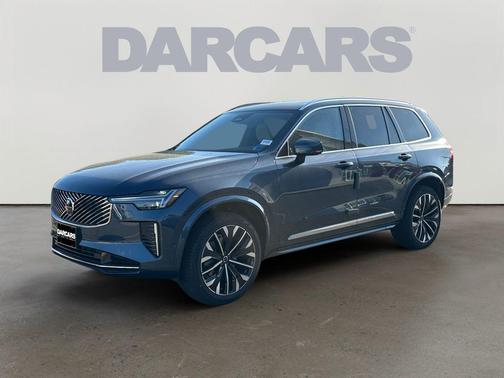 Denim Blue Metallic 2026 Volvo XC90 Plus, B6 AWD Gas (mild hybrid), Gasoline, Bright, 6 Seats