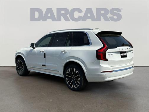 Crystal White Pearl 2026 Volvo XC90 Plug-In Hybrid Plus, T8 AWD, Electric/Gasoline, Bright, 7 Seats
