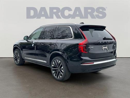 Onyx Black Metallic 2026 Volvo XC90 Plus, B6 AWD Gas (mild hybrid), Gasoline, Bright, 7 Seats