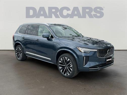 Denim Blue Metallic 2026 Volvo XC90 Ultra, B6 AWD Gas (mild hybrid), Gasoline, Bright, 7 Seats