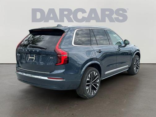 Denim Blue Metallic 2026 Volvo XC90 Ultra, B6 AWD Gas (mild hybrid), Gasoline, Bright, 7 Seats