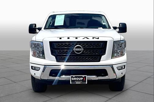 Glacier White 2024 Nissan Titan SV