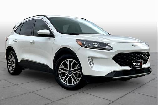 Star White Metallic Tri-Coat 2020 Ford Escape SEL