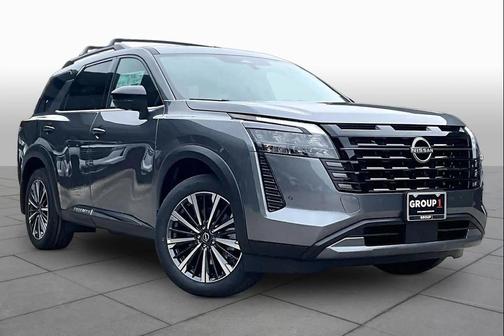 Gray 2026 Nissan Pathfinder Platinum