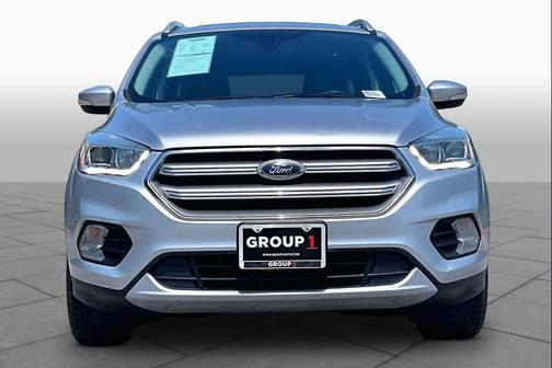 White Platinum Metallic Tri-Coat 2017 Ford Escape Titanium