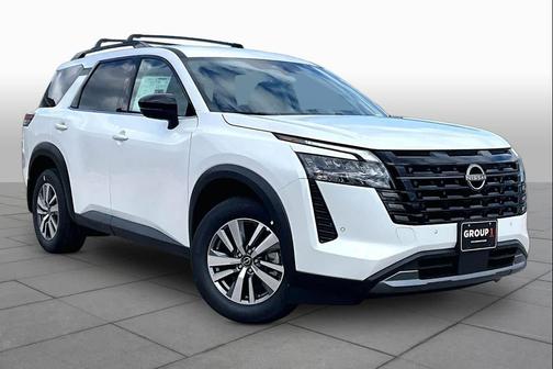 Everest White Pearl Tricoat 2026 Nissan Pathfinder SL
