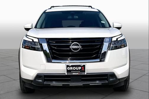 Pearl White Tricoat 2022 Nissan Pathfinder SV 2WD