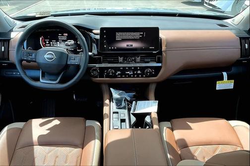 Gray 2026 Nissan Pathfinder Platinum