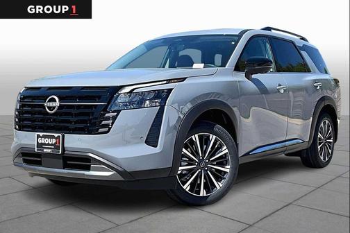 Gray 2026 Nissan Pathfinder Platinum