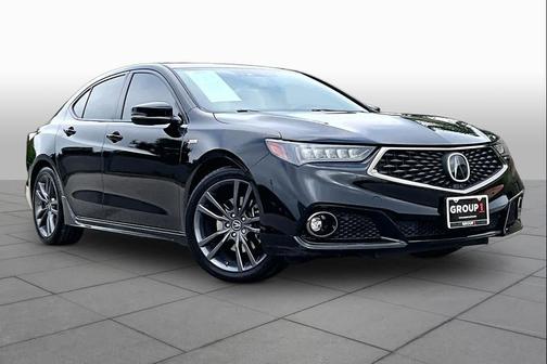 Crystal Black Pearl 2018 Acura TLX Technology