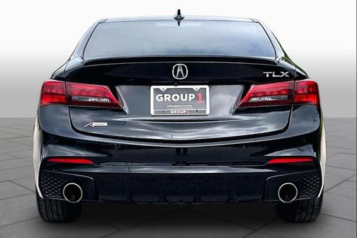 Crystal Black Pearl 2018 Acura TLX Technology