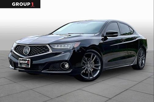 Crystal Black Pearl 2018 Acura TLX Technology