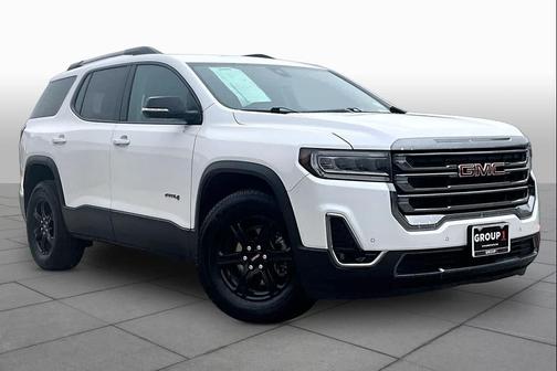 White Frost Tricoat 2023 GMC Acadia AWD AT4