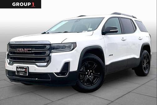 White Frost Tricoat 2023 GMC Acadia AWD AT4