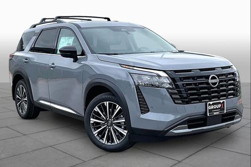 Gray 2026 Nissan Pathfinder Platinum