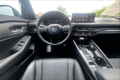 Platinum White Pearl 2025 Honda Accord Hybrid Sport-L