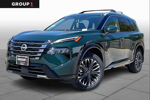 Obsidian Green 2026 Nissan Rogue Platinum
