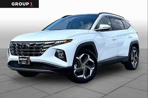 Serenity White Pearl 2023 Hyundai TUCSON Limited