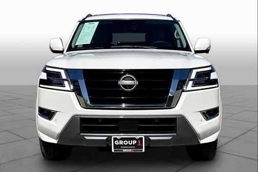 Aspen White Tricoat 2023 Nissan Armada SL 2WD